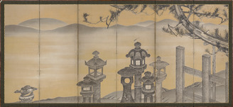 Stone Lanterns by Ito Jakuchu