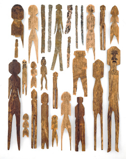 銅人形・木製人形集合