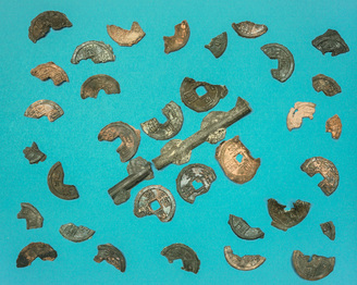 平城宮出土 バリ銭・鋳竿