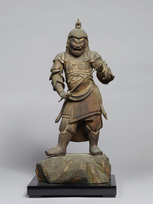 お面　手彫り　迷企羅大将 ColBase