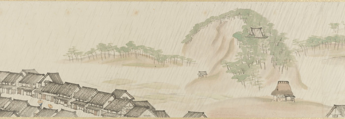 中村左洲　塩濱の図　大幅 ColBase