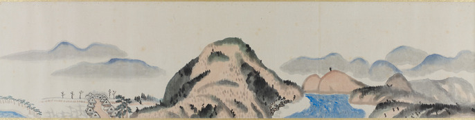 中村左洲　塩濱の図　大幅 中村左洲 塩濱の図 大幅 鯛の左洲」新たな一面 生誕