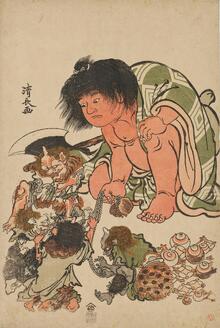 Kintarō Making Demons Draw Lots