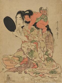 Blackening Teeth from the Series Kintarō and a Mountain Witch