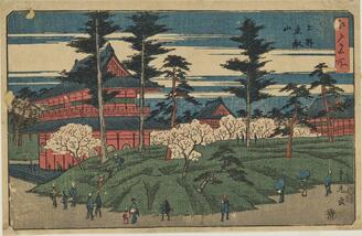 Kan'eiji Temple in Ueno from the Series Famous Places of Edo