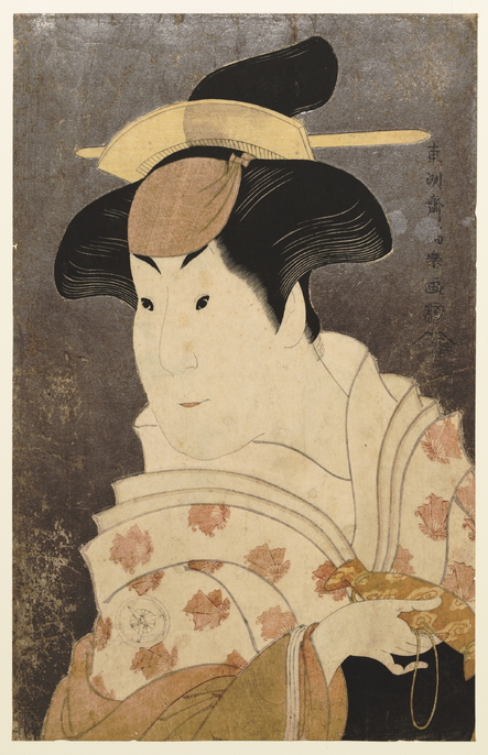 【浮世絵貼り絵アート】東洲斎写楽オマージュ/四代目岩井半四郎の乳人重の井/ 浮世絵貼り絵アート】東洲斎写楽オマージュ/四代目岩井半四郎の