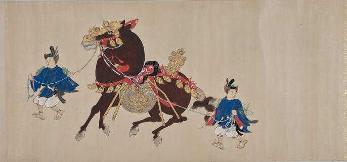 飾馬図 | Cultural Japan