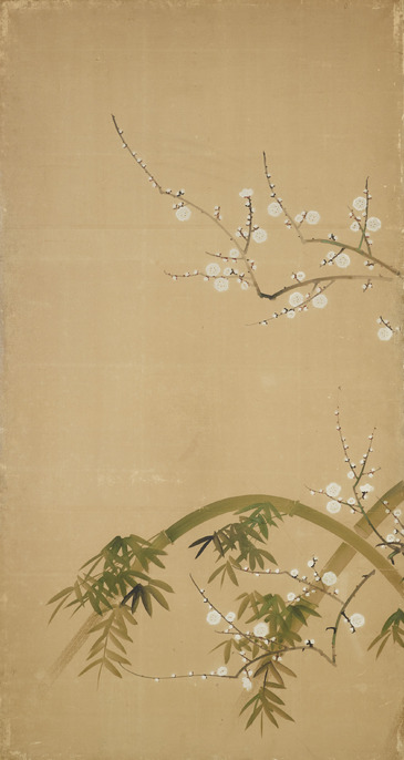 値下げ］中国画家による四季咲きの草花の水彩画 値下げ］中国画家