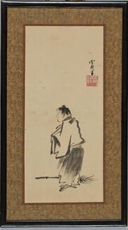 雪舟/達磨寒山拾得図