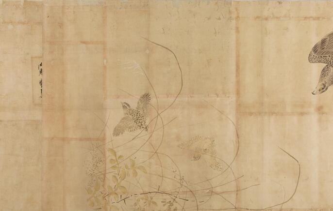 キャンバス作品「進化」 絵の具を使い切りたかった」断片 - 第二進化形態Fragment