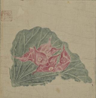 趙昌/蓮花蓮葉図