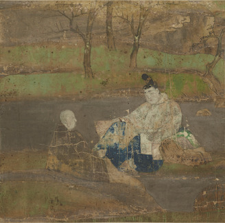 諸川たま子 惜別 源氏物語 日本画 絵画 油絵 油彩画 ColBase