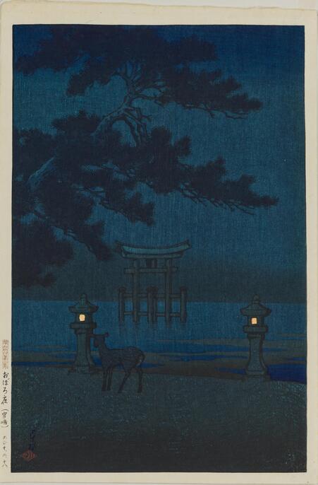 神秘的な水曜日　版画　1/5　限定5部　絵画 水面を覗く」 （下北沢アーツ） ｜Tokyo Art Beat