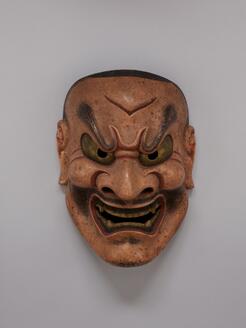 木彫り能面　しか見 ColBase