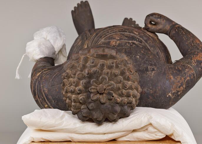 専用　江戸時代　玉眼　不動明王　トニサ　高さ39㎝ 東な6-0507① 専用 江戸時代 玉眼 不動明王 トニサ 高さ39㎝ 東な6-0507①