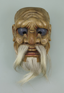 能面   木彫り   顰悪尉（しかみあくじょう） 能面 木彫り 顰悪尉（しかみあくじょう）