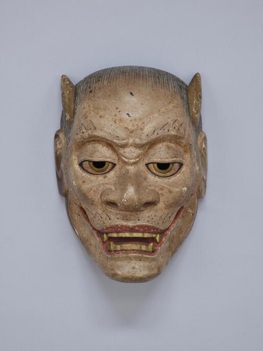 能面　木彫り　野干 ColBase