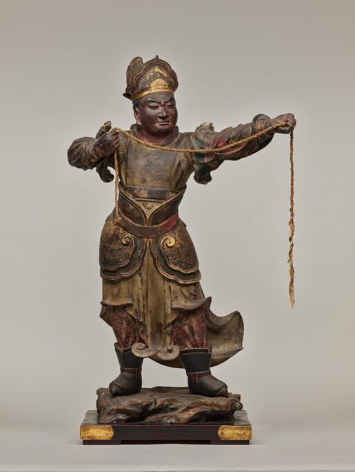 【琴》中国古玩 銅製文殊菩薩像 WA663 ColBase