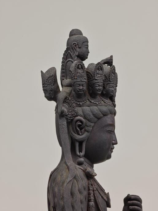 2年保証』 大型 高37cm 仏教工芸品 総楠製 井波彫刻 一刀彫 極上彫 