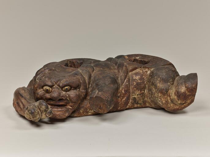 ◆櫟◆ 時代 木彫 毘沙門天像 25cm 四天王 細密彫 円空仏 仏像唐物骨董 [D174.2]RU2/12FMd 四天王像 4体 多聞天 増長天 広目天 持国天 四天王 像