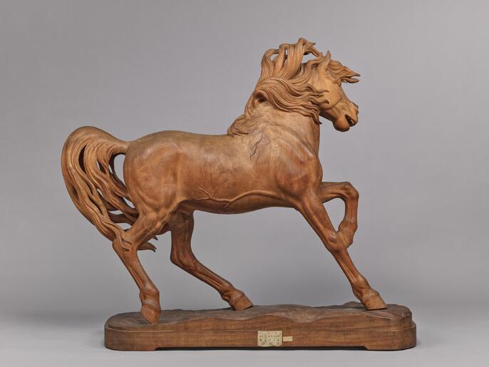 リアルな馬の彫刻 ColBase