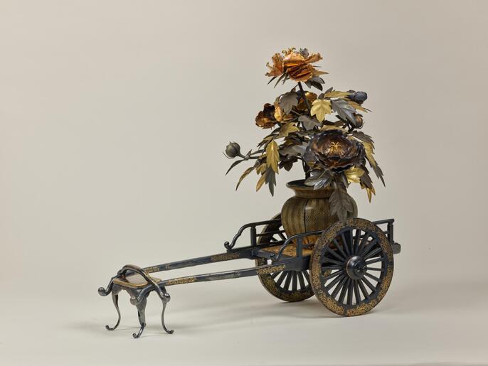 お値下中　アンティーク　花車飾り ColBase