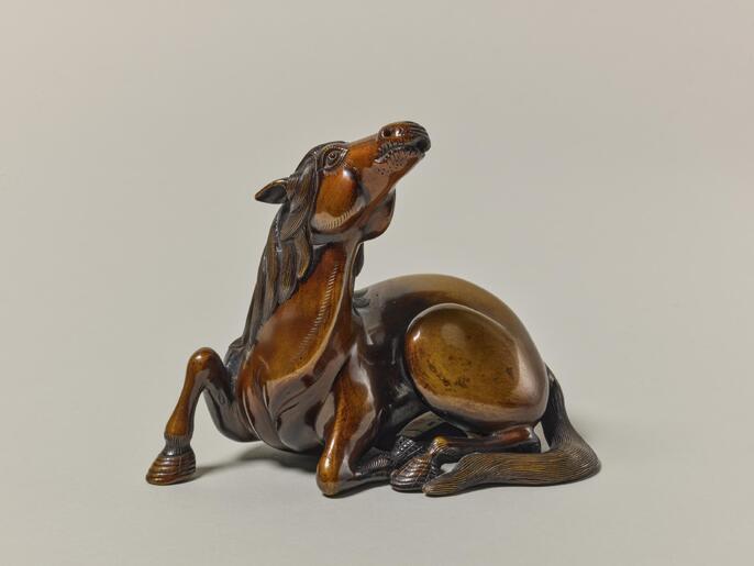 鋳銅　馬　置物 ColBase