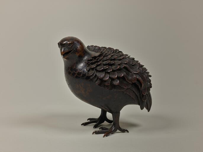 ブロンズ製 うずら香炉 ColBase