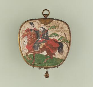 “Flower Garland” with a Woman on Horseback