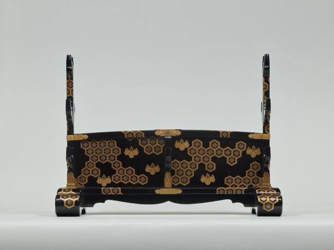 黒呂色漆鞘と金象嵌小柄付き MIMOSA ボンボニエール 小 黒/白 漆塗り 漆器の井助