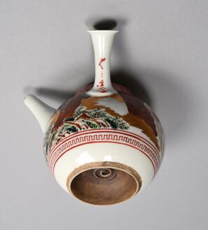 茶道の急須の油絵 ColBase