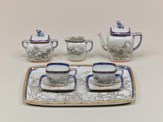 Tea Set Decorated with Landscapes