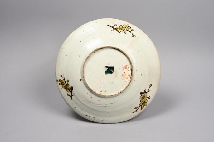 明治時代 レンゲ置き 山水絵柄 明治時代 レンゲ置き 山水絵柄 - メルカリ