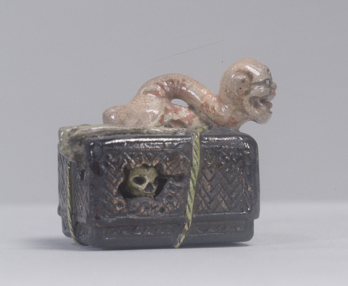舌切雀陶製根付 | Cultural Japan