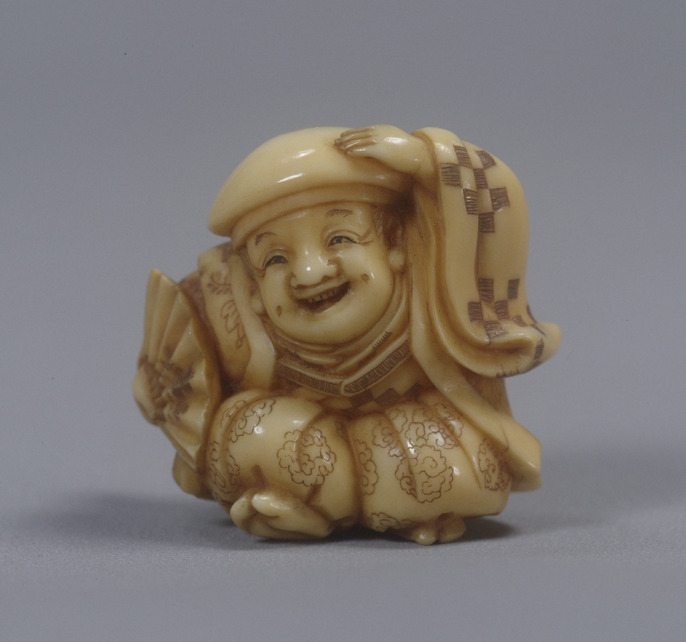 根付 牙彫根付 提げ物 装飾具 古美術 牙彫根付 狼 – 古美術西川