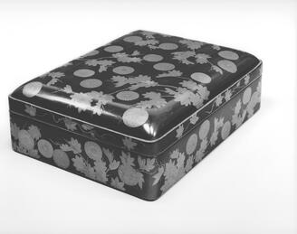 料紙箱 紅葉菊蒔絵 無銘