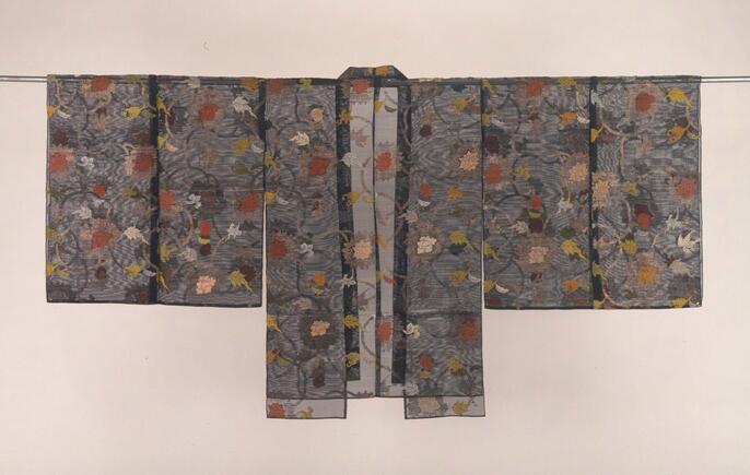 【防偽標識付】丹鳳朝陽 三尺中堂掛軸 絹本装裱 大幅 約77×175cm ColBase