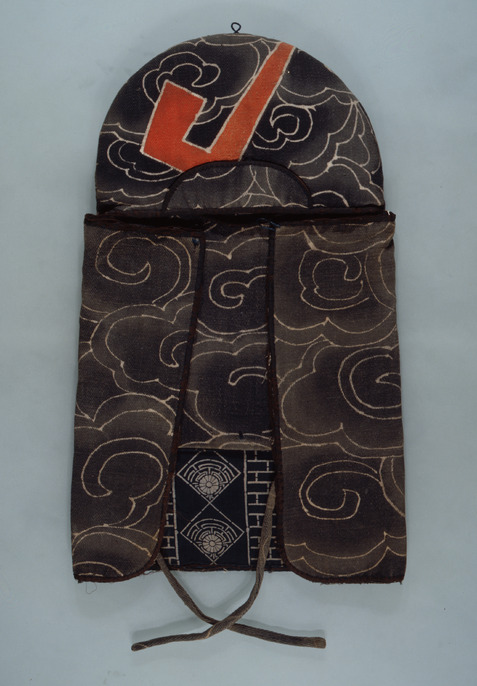 刺子 消防頭巾 状態良好 刺し子 頭巾 刺子 火消し 消防 藍染め 明治