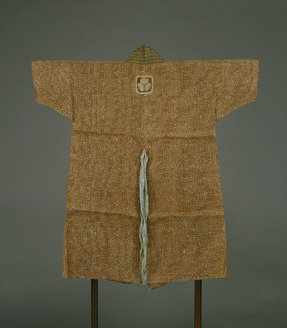 Undergarment for Armor, Striped cloud design on brown ground