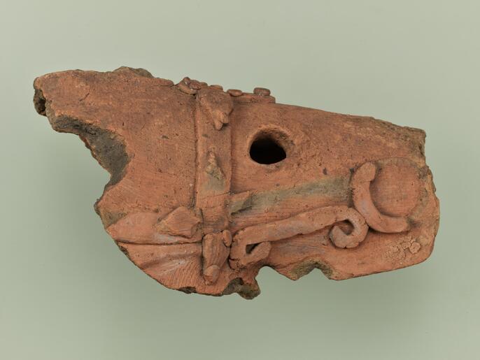 コレクター収集　タイ　バーン窯　青磁馬造形物　15～16世紀 コレクター収集 タイ バーン窯 青磁馬造形物 15～16世紀