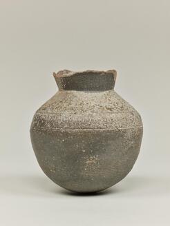 出土品 須恵器 古美術 アンティーク 土器 はそう 穴あき壺 骨董品 ColBase