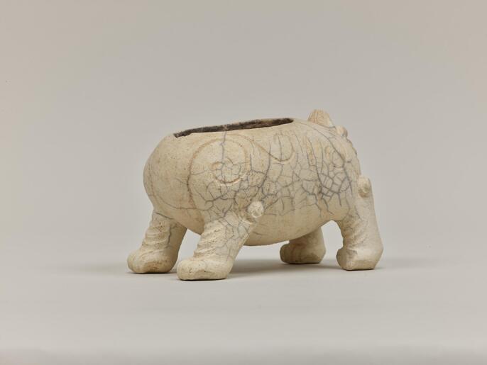 香炉 志野 狛犬 本阿弥光悦 白釉獅子