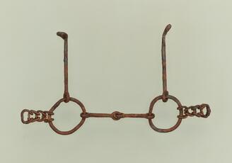 Horse Bit with Cheek Plates