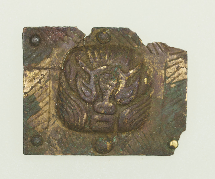 獅子形金銅帯鉤（ベルト鉤）　経世紀品　　Ｈ0630 龍形帯鉤 文化遺産オンライン