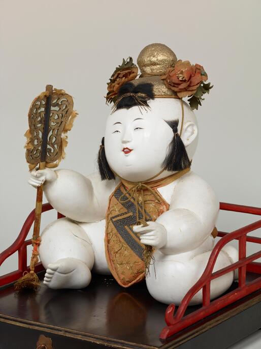 御所人形・美品・五代目光宝作 ColBase