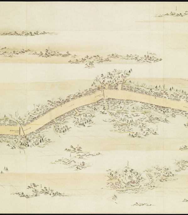 甲州道中分間延絵図 第八巻 C0032760 五海道其外分間絵図並見取絵図 - 東京国立博物館 画像検索