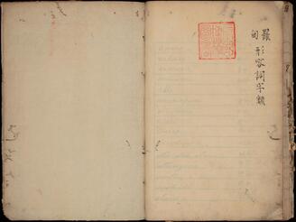 《羅甸形容詞字類》