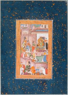 Folio from a Razmnama Manuscript