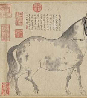 中国絵　萝卜図 TOPPAN、伊藤若冲の幻の作品「釈迦十六羅漢図屏風」を復元 | TOPPAN