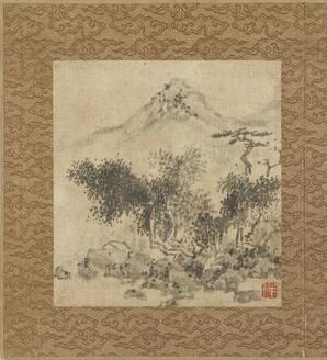 倣高克恭山水図冊